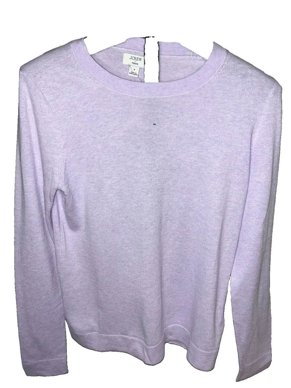 J.CREW Teddie Purple Long Sleeve Size S